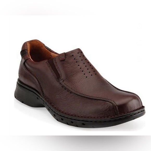 Clarks Unstructured Leather Loafers main image 9